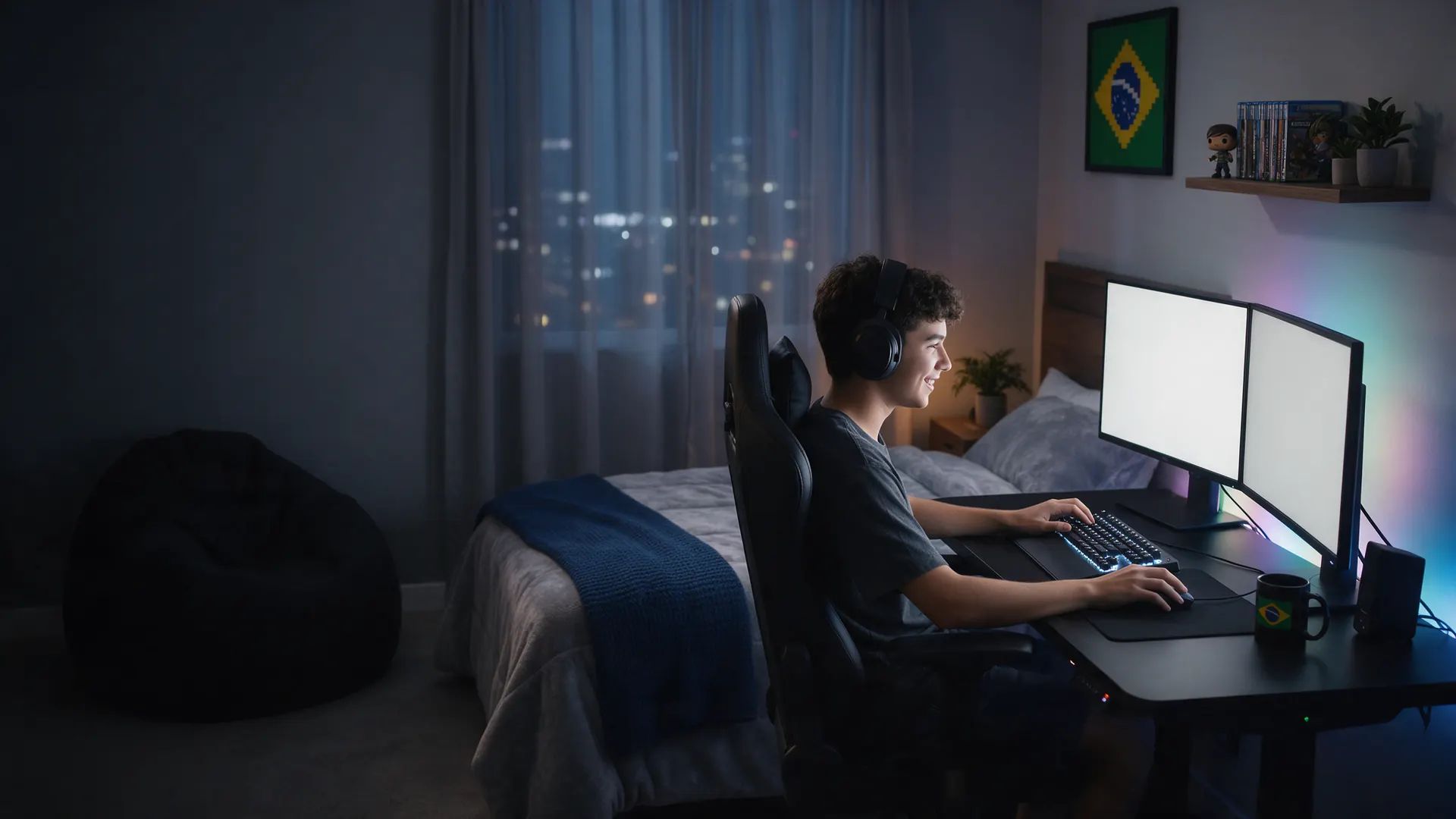 Jogue sem lag e com ping baixo, com internet fibra da Rede Leal em Alto da Boa Vista Araripina